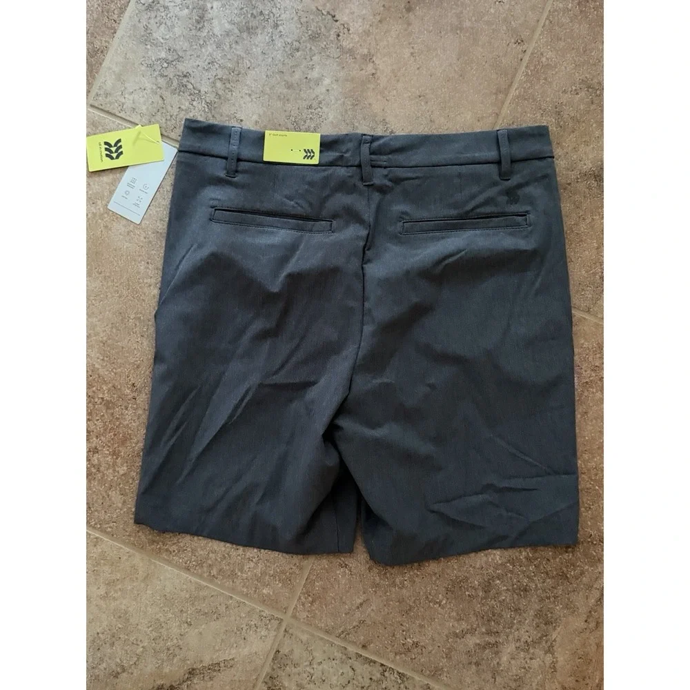All in Motion Men's Gray Golf Cargo Shorts UPF 50+ Inseam 8
